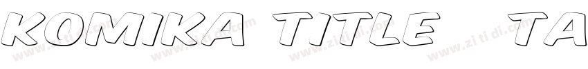 Komika Title   Tall字体转换